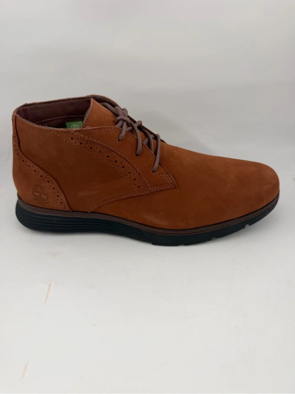 Timberland Mens Franklin Park - SZ 7- Brown Waterproof Suede Chukka Boots Shoes